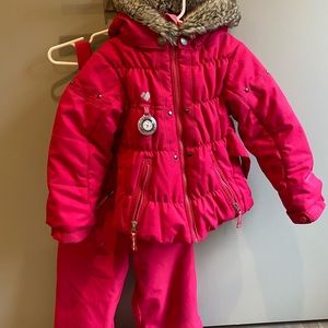 Girls Ski Jacket and Bib